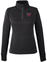 Women's Fleece Spyder Bull Logo 1/4 Zip