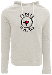 Hood Fleece Oat Logo UNE UNO Mav "O"