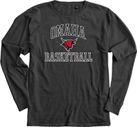 L/S Tshirt Logo Omaha Bball Bull