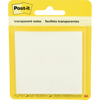 Post-it Transparent Notes - Clear 2.8x2.8in Box