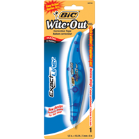 BIC Wite-Out Brand Exact Liner Correction Tape - White .2inx19.8ft 1Pk BP