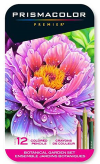 Botanical Garden Themed Colored Pencil 12Pcs Set