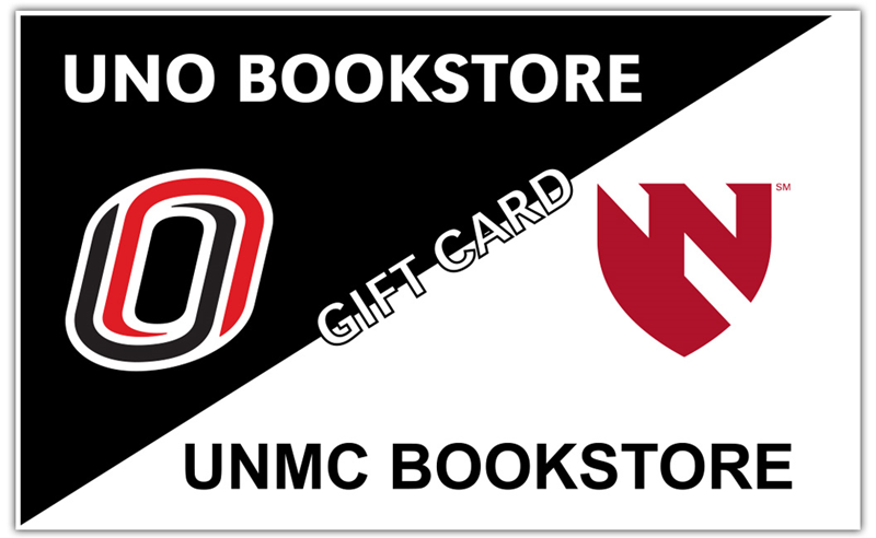 UNO/UNMC Bookstore Gift Card $10 - $250 (SKU 11488088231)