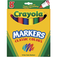 Markers Crayola Asst Broad