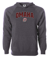 Omaha (In Plaid) O Logo Hoodie
