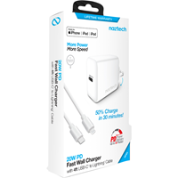 Wall Charger And Cable Naztech 20W Usb-C To Lightning