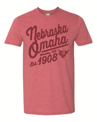 Premium Nebraska Omaha Est. 1908 Bull Logo T-Shirt