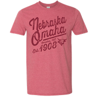 Premium Nebraska Omaha Est. 1908 Bull Logo T-Shirt