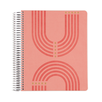 Erin Condren Undated Weekly/Monthly Metallic Coral 7x9 Planner