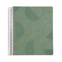 Erin Condren Undated Weekly/Monthly Half Moon Sage 7x9 Planner