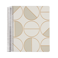 Erin Condren Undated Weekly/Monthly Half Moon Sand 7x9 Planner