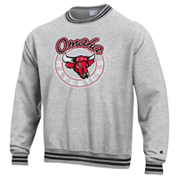 Champion Vintage Omaha Bull Logo Crew Sweatshirt