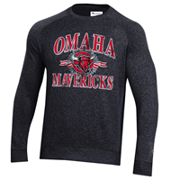 Champion Vintage Omaha Bull Logo Mavericks Crew Sweatshirt