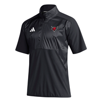 Adidas 1/4 Zip Sideline Short Sleeve Bull Logo Pullover