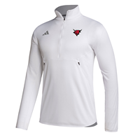 ADIDAS 1/4 ZIP SIDELINE KNIT BULL LOGO PULLOVER JACKETS