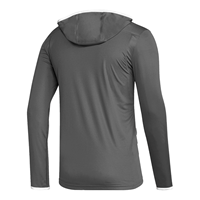 ADIDAS LONG SLEEVE W/ HOOD BULL LOGO T-SHIRT