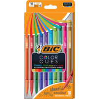Pencil Bic Color Cues Xtra Smooth .7Mm 10Pk