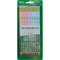 Pencil Ticonderoga #2 Pastel Asst