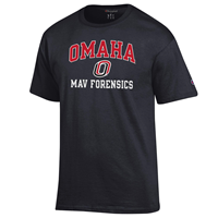 Champion Omaha O Logo Mav Forensics T-Shirt