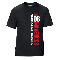 Nebraska Omaha Mavericks (Vertical) Est. 08 (Horizontal) T-Shirt