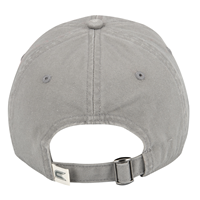 COLOSSEUM CAP ADJUSTABLE GRAY O LOGO UNO (ON BILL) BUCKLE CLOSURE