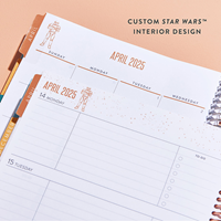 Erin Condren August 2024 – July 2025 Classic Star Wars Characters 7x9 Planner