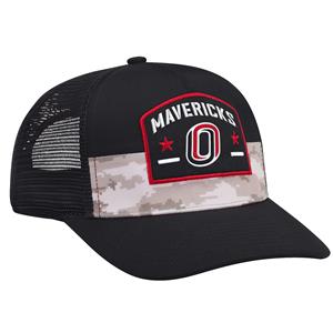 COLOSSEUM BLACK/SAND CAMO OMAHA O LOGO ADJUSTABLE CAP