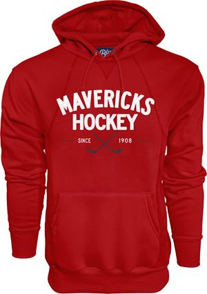 Blue 84 Red Mavericks Hockey Since 1908 Hoodie