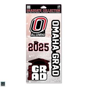 Grad 2025 Pack Of 4 Stickers