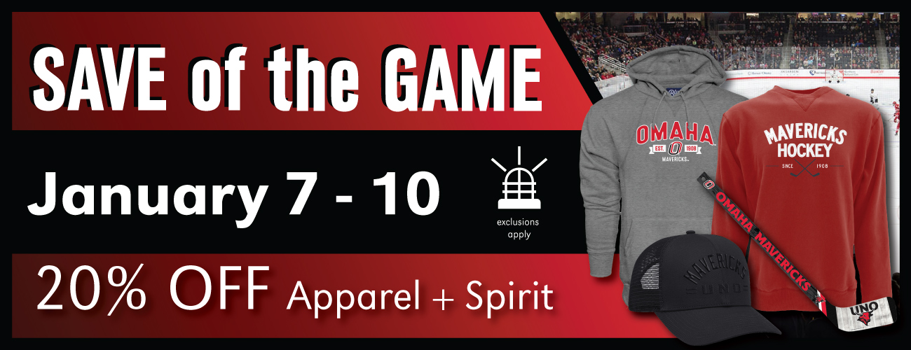 20% OFF Spirit & Apparel January 7-10