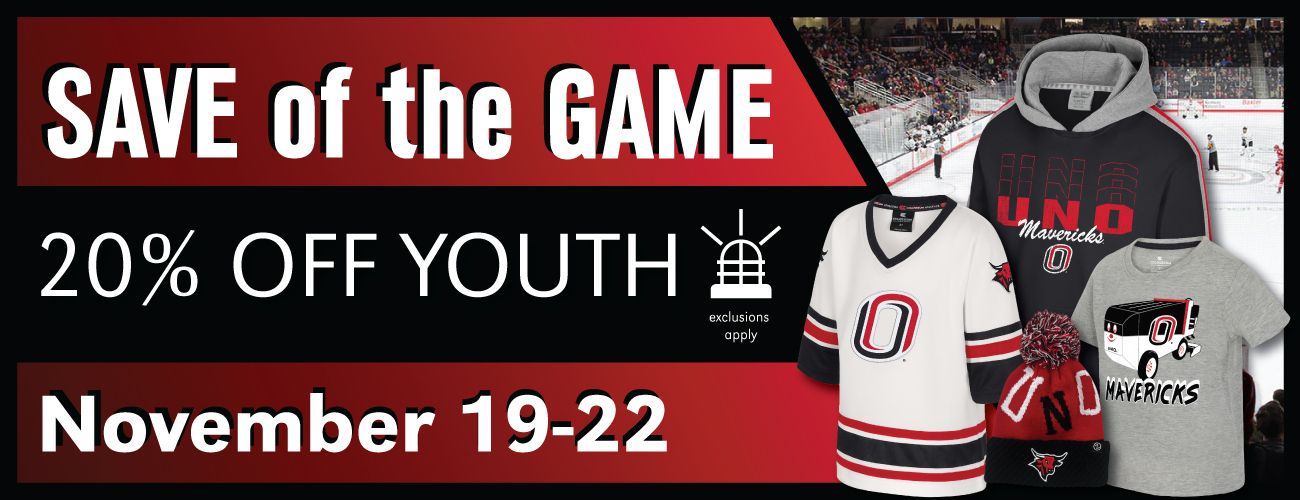 20% OFF Youth November 19-22