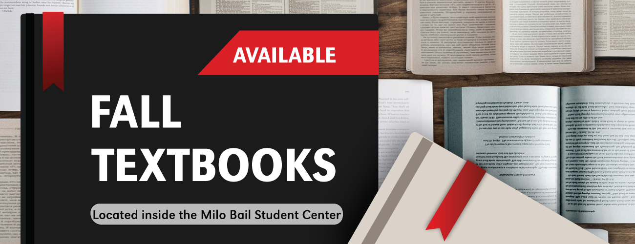 Fall 2025 textbooks are available to purchase