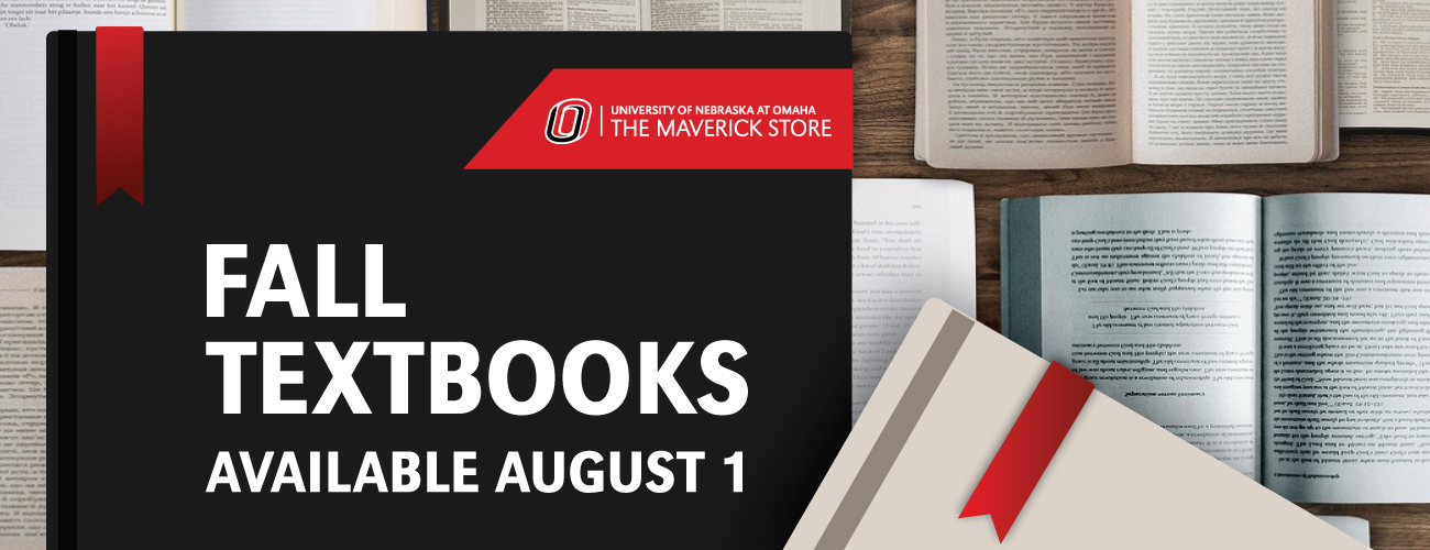 Fall 2025 textbooks are available August 1