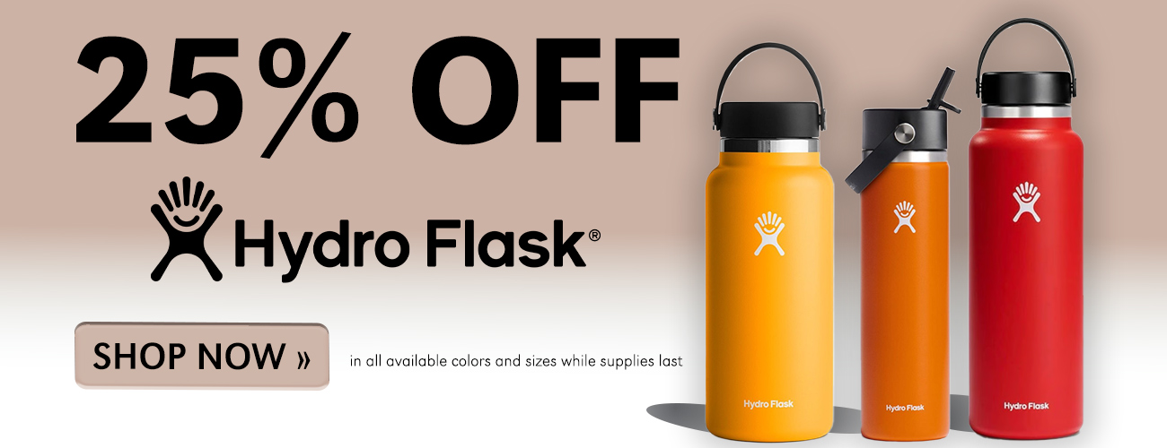 Hydro Flask 25% off sale through December 5